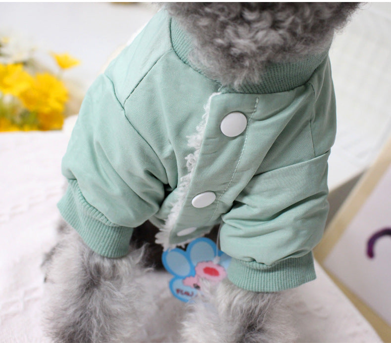Dog Padded Winter Jacket – British Style with Double Pockets (XS–XL)