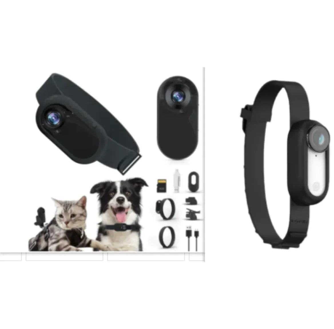 Pet POV Collar Camera – Indoor/Outdoor Wireless Video for Dogs & Cats