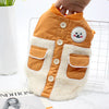 Dog Padded Winter Jacket – British Style with Double Pockets (XS–XL)