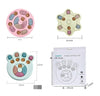 Treasure Hunt Feeder Toy – Interactive Puzzle for Dogs (Round, Star, Claw)