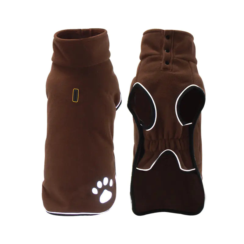 Waterproof Dog Sweater Coat – Fleece Warmth & Stylish Protection (S–6XL)