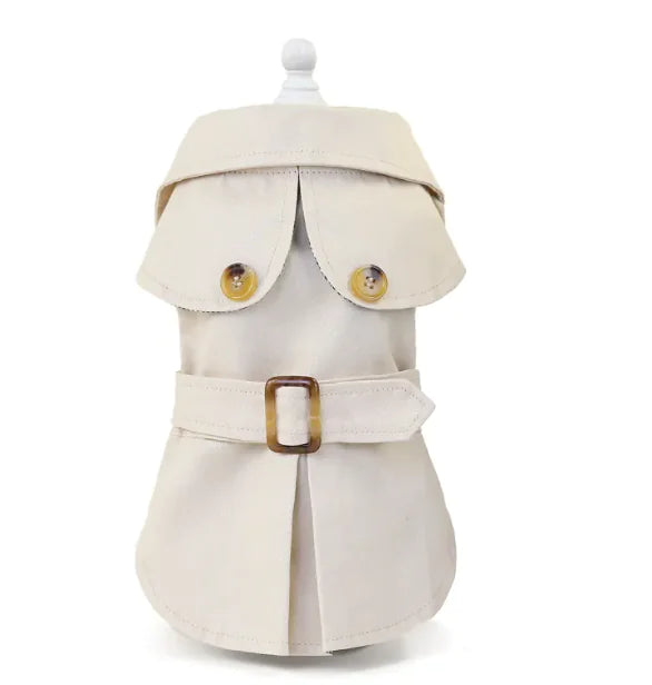 Stylish Dog Jacket – Warm Polyester Coat for Autumn & Winter (S–XXL)