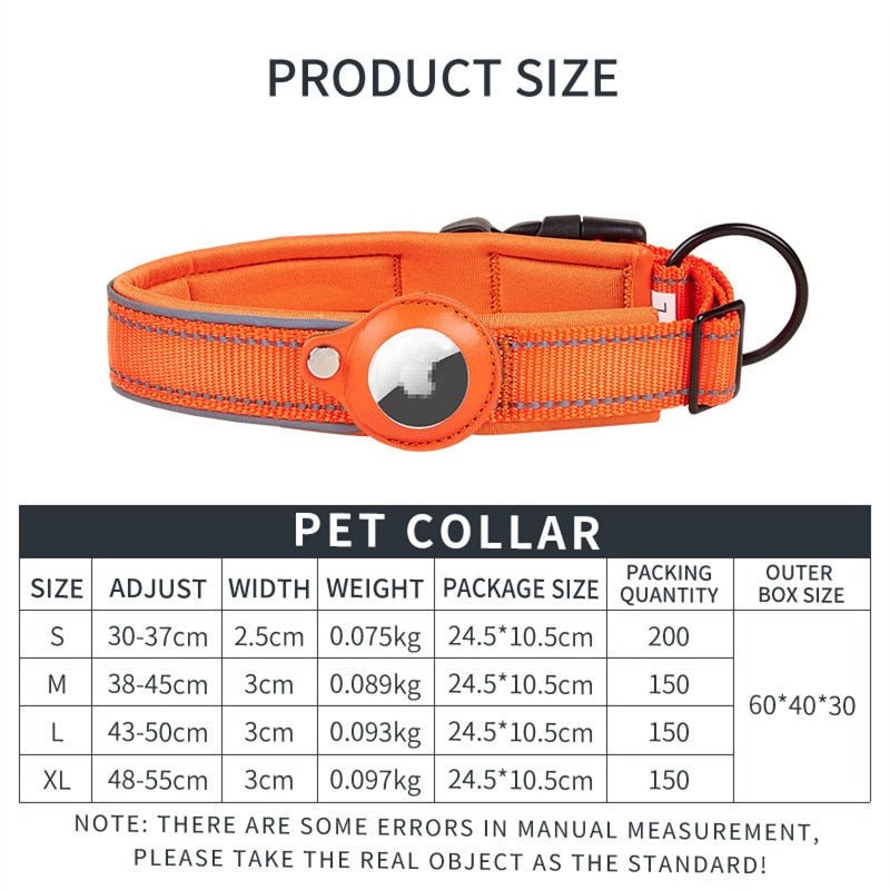 The Airtag Collar comes in 5 sizes so you have perfect fit for your pup - Pawtopia
