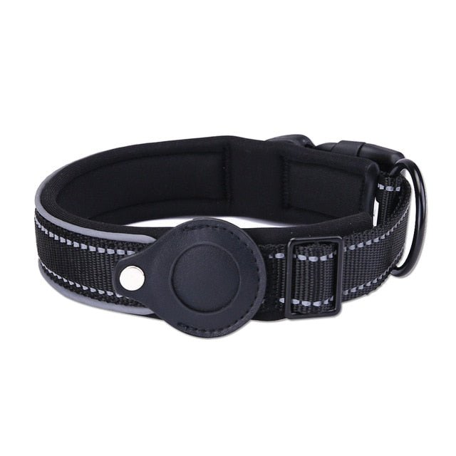 Black Variant of the Airtag Collar - Pawtopia