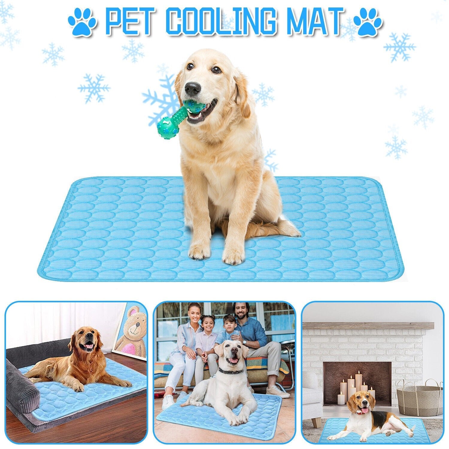 Dog Cooling Mat is perfect for hydration and keeping you dog cool - Pawtopia