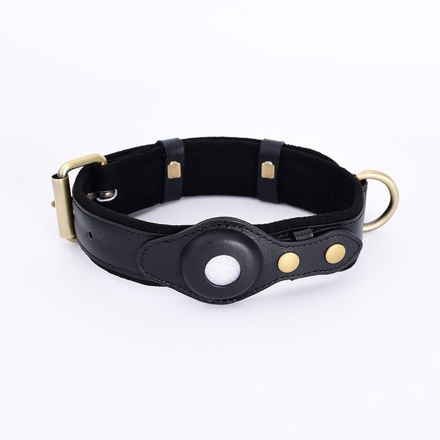 Leather Air Tag Collar - Pawtopia