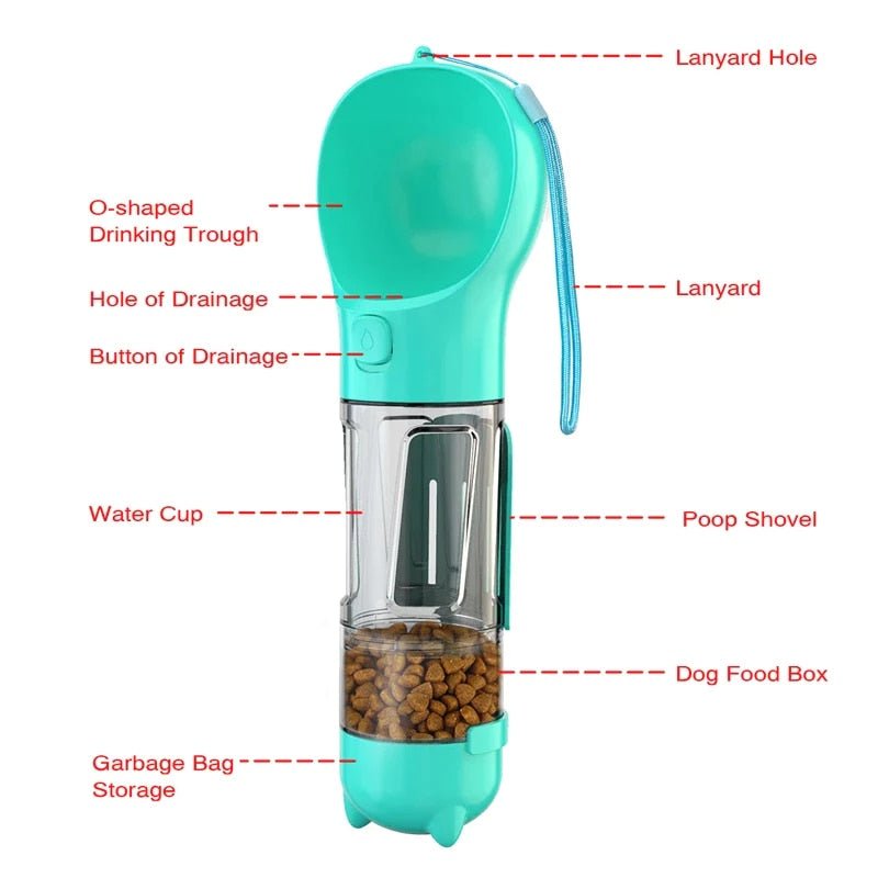 Dog Pawpal Walk Companion has been engineered to be compact, portable and the best utensil for walks - Pawtopia